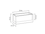Jardinières « Cube Box », plastique, rectangulaire - Image 9