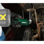 Visseuse d’angle à choc sans fil + Chargeur de batterie + Batterie, 20V