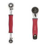 PARKSIDE® Clé multi-cliquet ou cliquet 8 en 1, poignée bi-matière