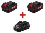 Lot de 2 batteries + Chargeur, 4 Ah, 20 V - Image 6