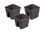 PROSPERPLAST, Jardinière de balcon « Ratolla Railing » aspect rotin, lot de 3 - Image 16