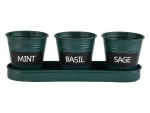 Lot de 3 pots pour herbes aromatiques - Image 2