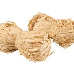 Lot de 2 rubans en raphia