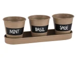 Lot de 3 pots pour herbes aromatiques - Image 8