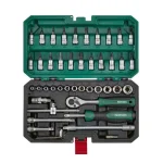 Set de cliquet et accessoires, 46 pièces