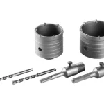 PARKSIDE® Jeu de forets-marteaux-burins ou forets-marteaux ou couronnes de forage