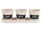 Lot de 3 pots pour herbes aromatiques - Image 14