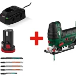 PARKSIDE® Scie sauteuse + batterie + chargeur + lames universelles