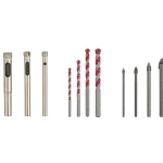 PARKSIDE® Set de forets ou de trépans diamant, 4 pièces