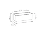 Jardinières « Cube Box », plastique, rectangulaire - Image 6