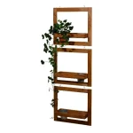 Ensemble jardinière suspendue avec pots