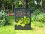 KHW Bac à plantes avec treillis central, 100 cm de long, 110 litres, plastique - Image 6