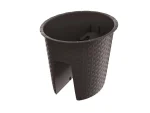 PROSPERPLAST, Jardinière de balcon « Ratolla Railing » aspect rotin, lot de 3 - Image 12
