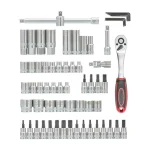 Set de douilles et d'embouts PSSS 65 A1, 65 pièces