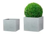 Pot à plantes « Cube », en plastique, carré, à paroi épaisse - Image 6