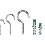 Set de crochets et de chevilles